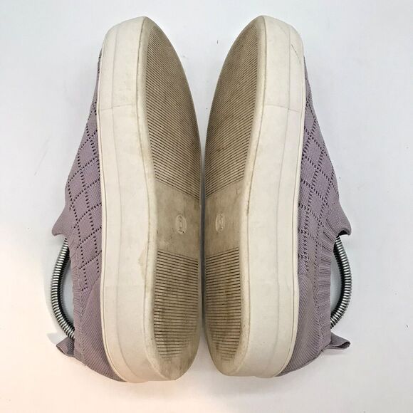 Victorias Secret Slip-On Sneakers Women's 6M Lilac Knit Soc Top Loafers Shoes - Picture 7 of 11